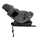 Mama Kiddies Felix i-Size scaun auto rotativ 360° cu ISOFIX și picior de sprijin – culoare gri + cadou suport pentru coloană vertebrală