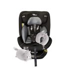 Scaun auto de siguranță Mama Kiddies iSize Capry rotativ 360° cu sistem ISOFIX (40–150 cm) culoare gri + Cadou