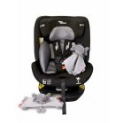 Scaun auto de siguranță Mama Kiddies iSize Capry rotativ 360° cu sistem ISOFIX (40–150 cm) culoare gri + Cadou