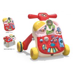 Premergător 2în1 transformabil în culoare roșu-galben