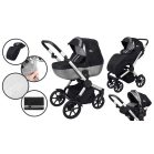 Mama Kiddies Marshal 3az1-ben multifunkciós babakocsi kiegészítőkkel fekete színben + Ajándék