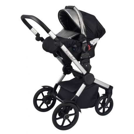 Mama Kiddies Marshal 3az1-ben multifunkciós babakocsi kiegészítőkkel fekete színben + Ajándék