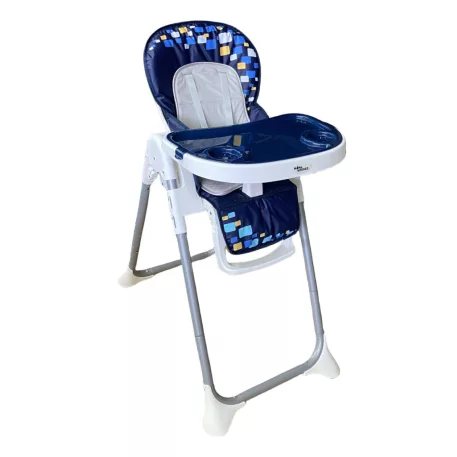 Scaun de masă multifuncțional Mama Kiddies Lylyan, culoare albastră + Cadou