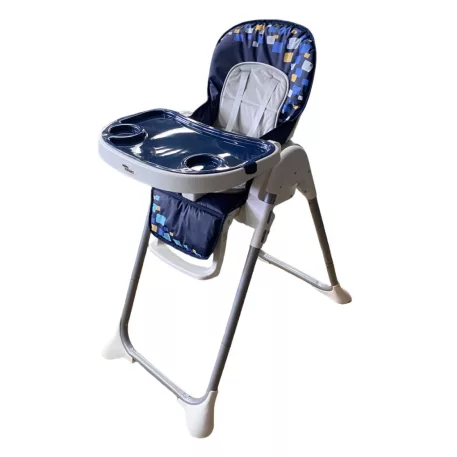 Scaun de masă multifuncțional Mama Kiddies Lylyan, culoare albastră + Cadou