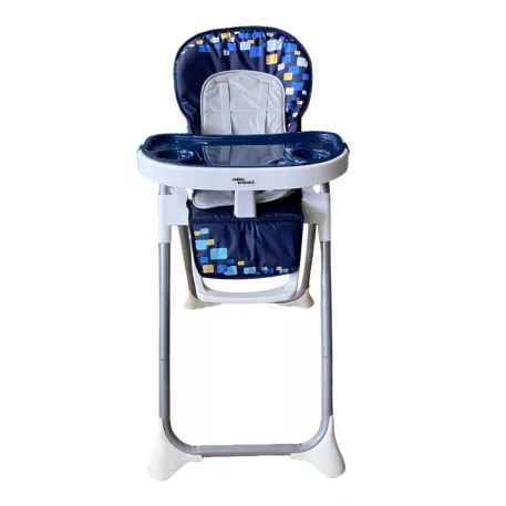 Scaun de masă multifuncțional Mama Kiddies Lylyan, culoare albastră + Cadou