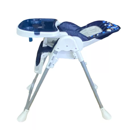 Scaun de masă multifuncțional Mama Kiddies Lylyan, culoare albastră + Cadou