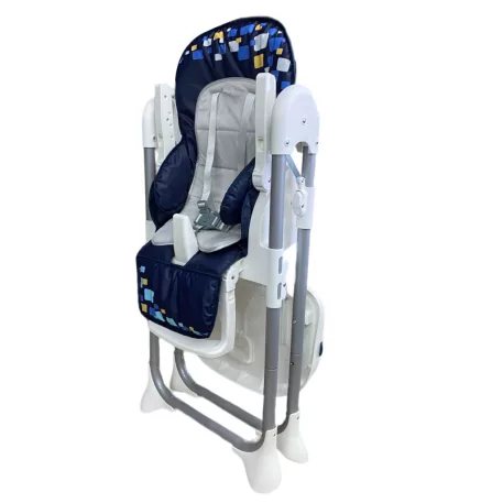 Scaun de masă multifuncțional Mama Kiddies Lylyan, culoare albastră + Cadou