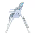 Scaun de masă multifuncțional Mama Kiddies Lylyan, culoare albă, cu model de pădure + Cadou