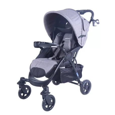 Mama Kiddies Light4 Go Sport babakocsi szürke színben + Lábzsák + Ajándék