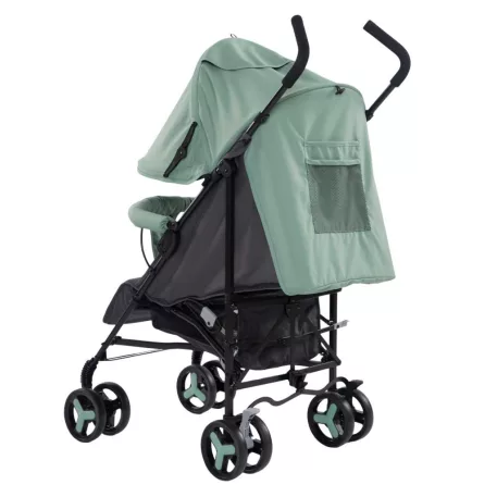 Mama Kiddies VENTO cărucior sport tip umbrelă, culoare verde-gri + cadou: husă de ploaie