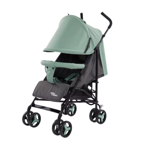 Mama Kiddies VENTO cărucior sport tip umbrelă, culoare verde-gri + cadou: husă de ploaie