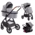 Mama Kiddies® PRIMO cărucior multifuncțional 4în1, culoare gri + CADOU
