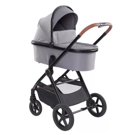 Cărucior multifuncțional Mama Kiddies PRIMO gri cu landou.