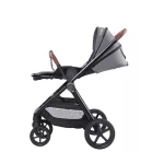 Cărucior sport Mama Kiddies PRIMO gri cu spătar reglabil.