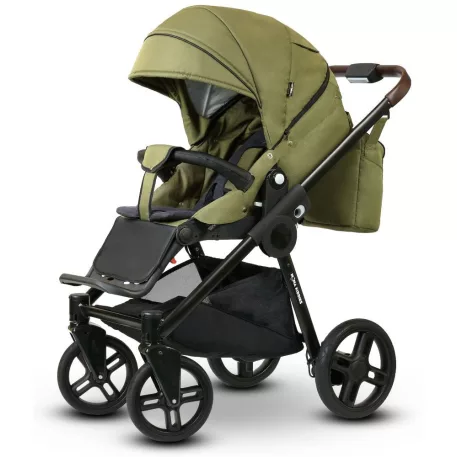 Mama Kiddies Flower Collection Green tea 3az1-ben multifunkciós babakocsi + ajándék