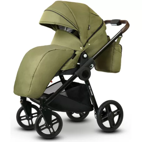 Mama Kiddies Flower Collection Green tea 3az1-ben multifunkciós babakocsi + ajándék