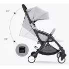 Cărucior sport Mama Kiddies Go-Go Grey cu spătar înclinabil și suport de biberon cadou 