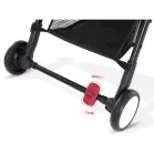 Cărucior sport Mama Kiddies Go-Go Grey cu spătar înclinabil și suport de biberon cadou 
