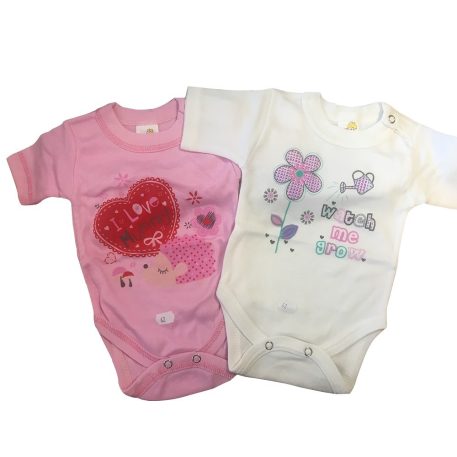 Set de 3 body-uri cu mânecă scurtă