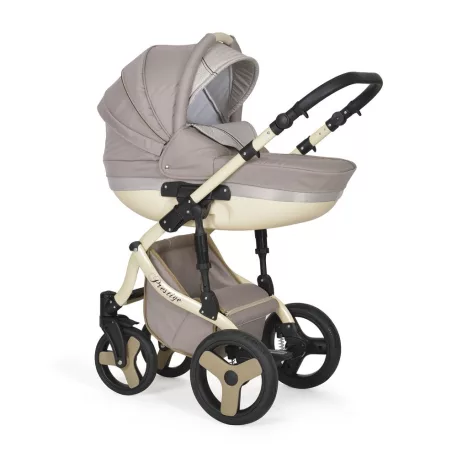 Mama Kiddies Prestige 3az1-ben kiegészítőkkel Latte színben (London Design edition) + Ajándék