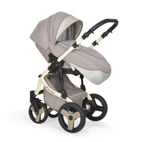 Mama Kiddies Prestige 3az1-ben kiegészítőkkel Latte színben (London Design edition) + Ajándék