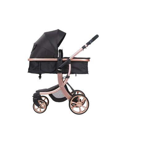 Mama Kiddies Sun Black ELITE 3in1 este un cărucior pentru copii disponibil în culoarea neagră, echipat cu accesorii + Cadou