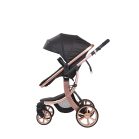 Mama Kiddies Sun Black ELITE 3in1 este un cărucior pentru copii disponibil în culoarea neagră, echipat cu accesorii + Cadou