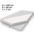 Pat pentru copii Mama Kiddies 160x80, model fotbal - cu saltea 