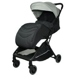   Sac pentru picioare negru pentru cărucior sport Mama Kiddies Easy Travel (reclinabil)