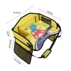 Măsuță portabilă cu model de mașinuțe – culoare galbenă