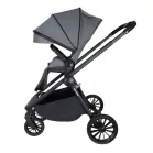 Mama Kiddies Unique cărucior multifuncțional 3 în 1 cu accesorii, culoare graphite + Cadou