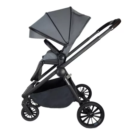 Mama Kiddies Unique cărucior multifuncțional 3 în 1 cu accesorii, culoare graphite + Cadou