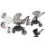 Mama Kiddies Unique cărucior multifuncțional 3 în 1 cu accesorii, culoare gri + Cadou