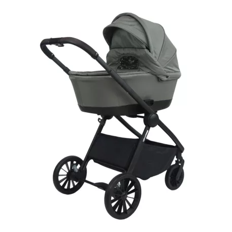 Mama Kiddies Unique cărucior multifuncțional 3 în 1 cu accesorii, culoare verde + Cadou