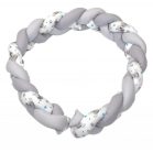 Apărătoare laterală împletită 240 cm ursuleț gri