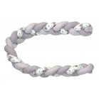 Apărătoare laterală împletită 240 cm ursuleț gri