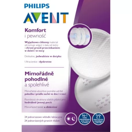 Philips Avent SCF254/24 Absorbante pentru sutien de unică folosință 24 buc