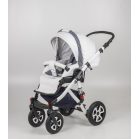 Mama Kiddies Carbon Exclusive Sky 3az1-ben multifunkciós Eco Leather babakocsi kiegészítőkkel + Ajándék