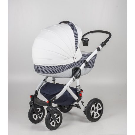 Mama Kiddies Carbon Exclusive Sky 3az1-ben multifunkciós Eco Leather babakocsi kiegészítőkkel + Ajándék