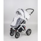 Mama Kiddies Carbon Exclusive Sky 3az1-ben multifunkciós Eco Leather babakocsi kiegészítőkkel + Ajándék
