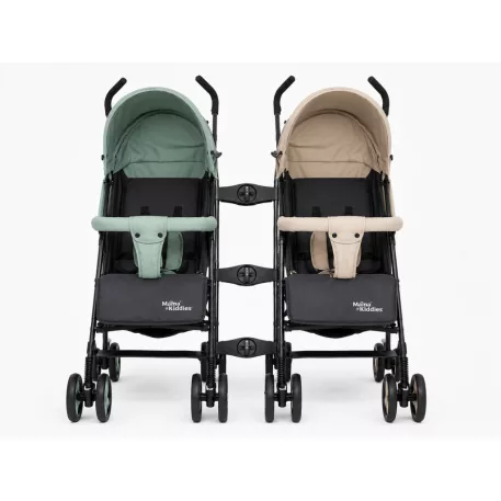 Cărucior pentru gemeni conectabil Mama Kiddies Vento.