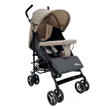Mama Kiddies VENTO cărucior sport tip umbrelă, culoare bej-gri + cadou husă de ploaie