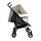 Mama Kiddies VENTO cărucior sport tip umbrelă, culoare bej-gri + cadou husă de ploaie