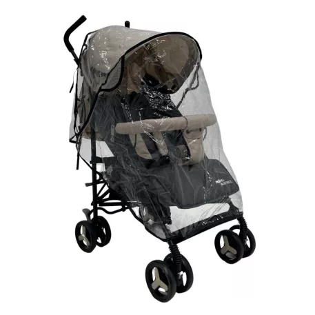 Mama Kiddies VENTO cărucior sport tip umbrelă, culoare bej-gri + cadou husă de ploaie