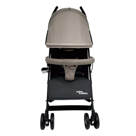 Mama Kiddies VENTO cărucior sport tip umbrelă, culoare bej-gri + cadou husă de ploaie