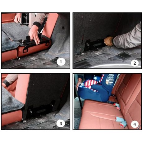 Suport universal de siguranță ISOFIX Mama Kiddies pentru montarea scaunelor auto pentru copii