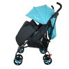 Mama Kiddies Mignon cărucior sport full extra, pliabil tip umbrelă,  culoare turcoaz + Cadou
