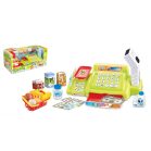 Mama Kiddies Casă de marcat cu scaner de coduri de bare , set de 24 piese, culoare verde 