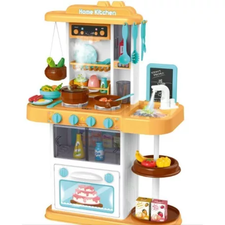 Mama Kiddies KitchenStar Set bucătărie copii 43 piese, culoare portocaliu