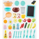Mama Kiddies KitchenStar Set bucătărie copii 43 piese, culoare portocaliu